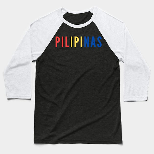 Pilipinas Baseball T-Shirt by CatheBelan